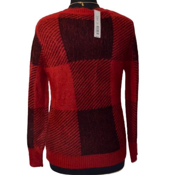 🆕Westbound Red, Black & Charcoal Sweater size PXL - Picture 4 of 6